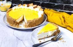 nepečený cheesecake s vaječným likérom