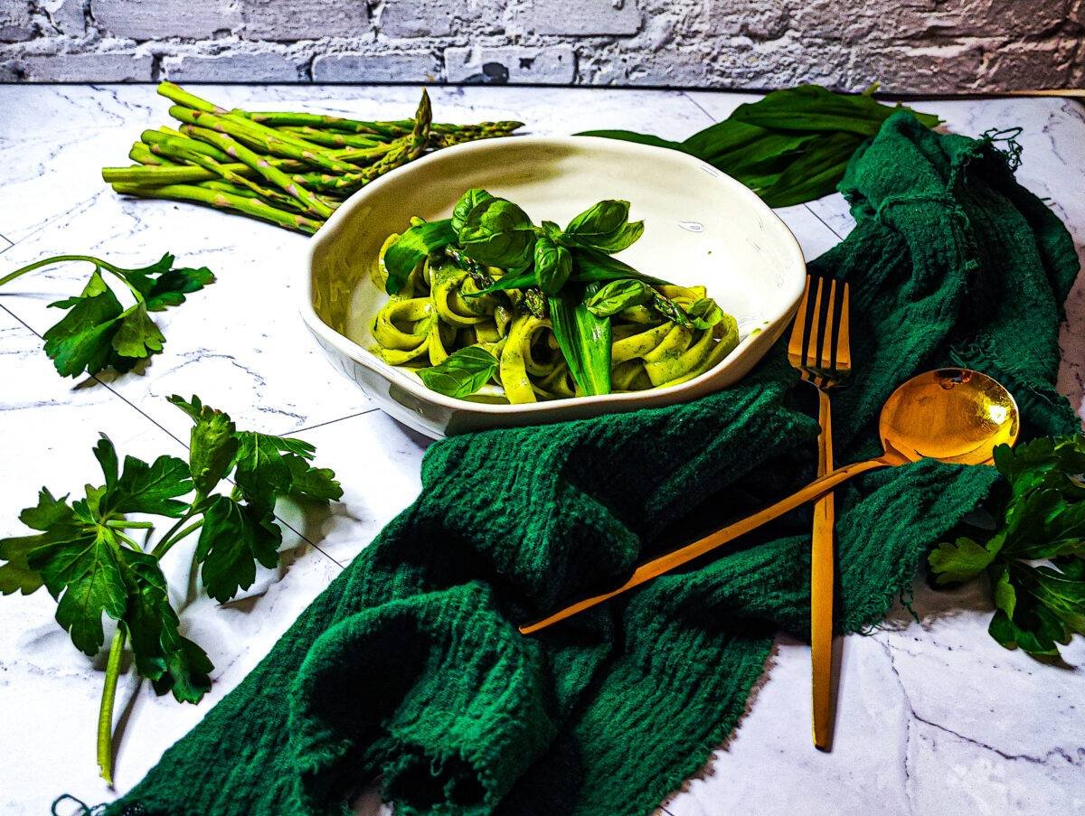 jarné tagliatelle