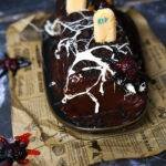 halloween čokoládový koláč