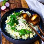 vianočný zemiakový šalát