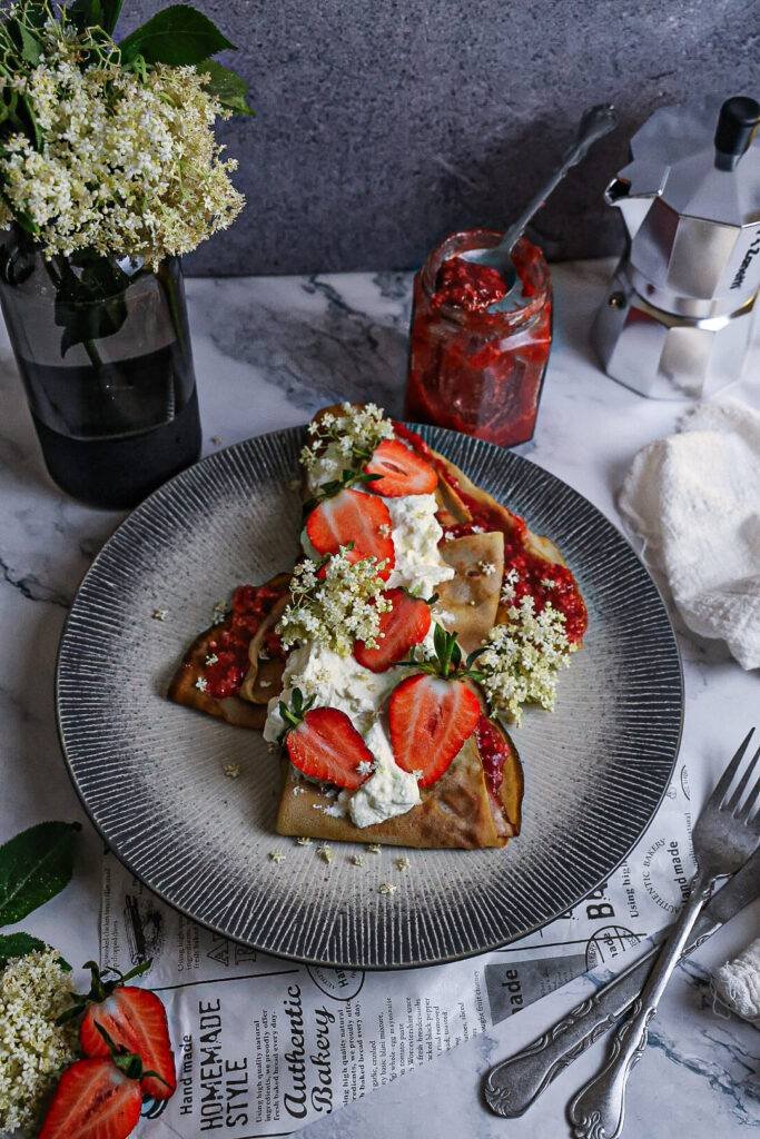 elderflower pancakes