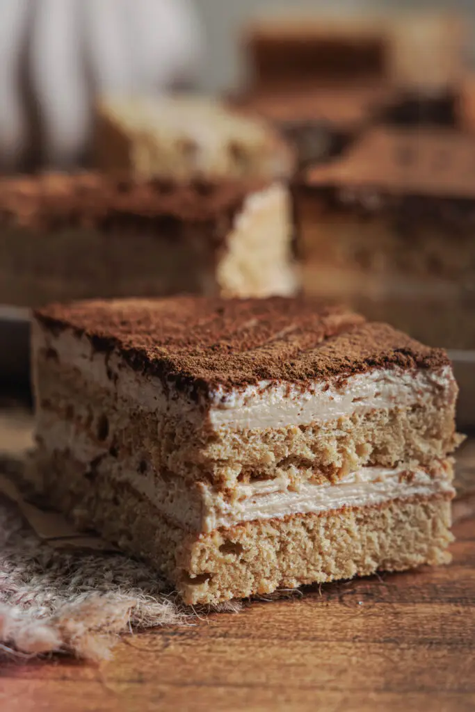 piece of chai latte cake