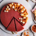 blood orange cheesecake