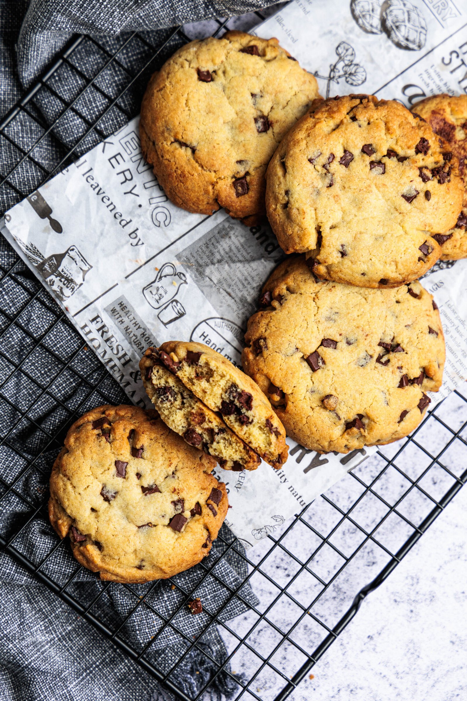 čokoládové cookies