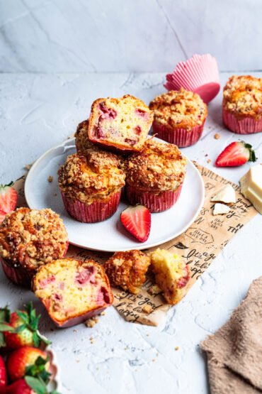 erdbeerstreusel muffin