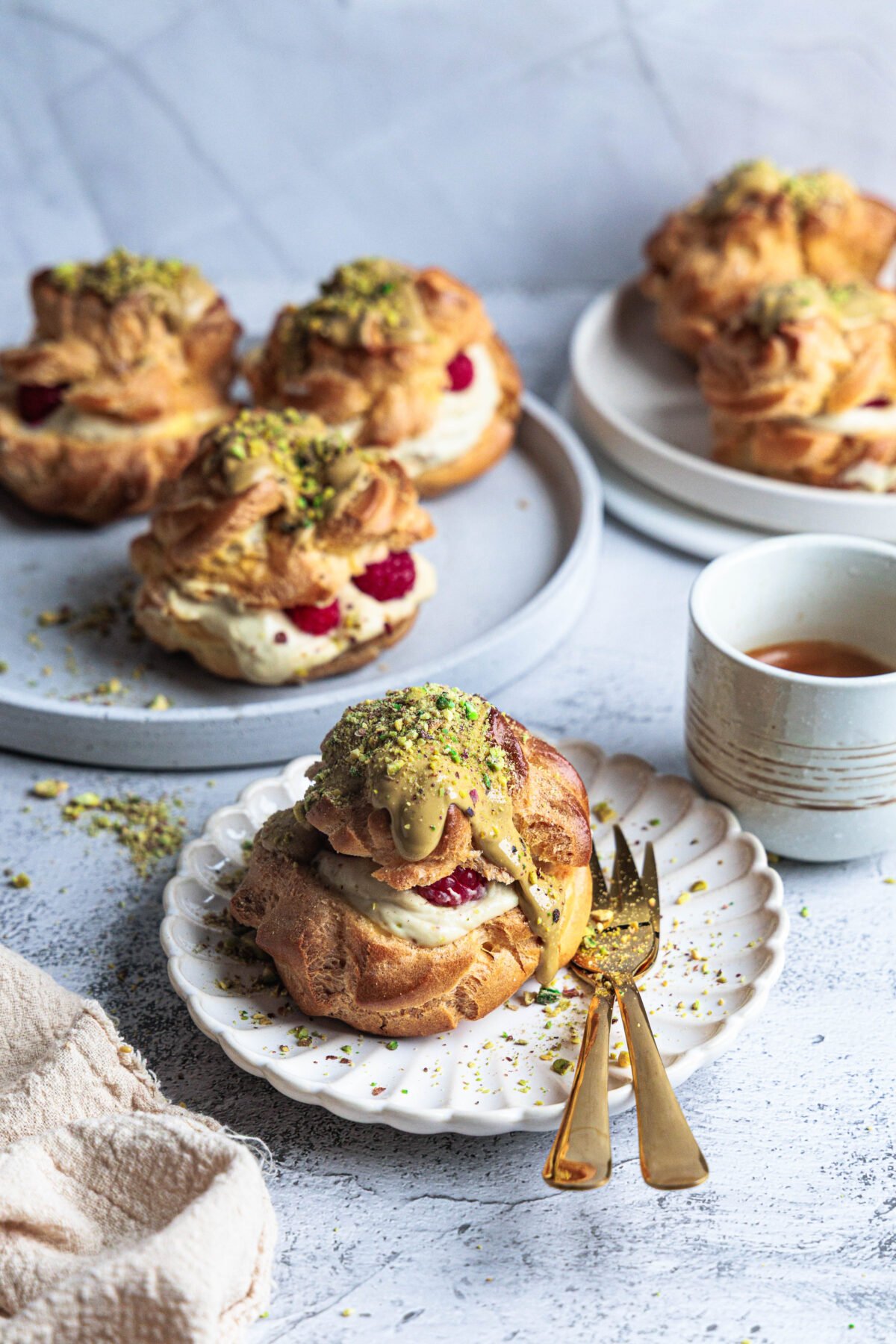 pistachio puffs