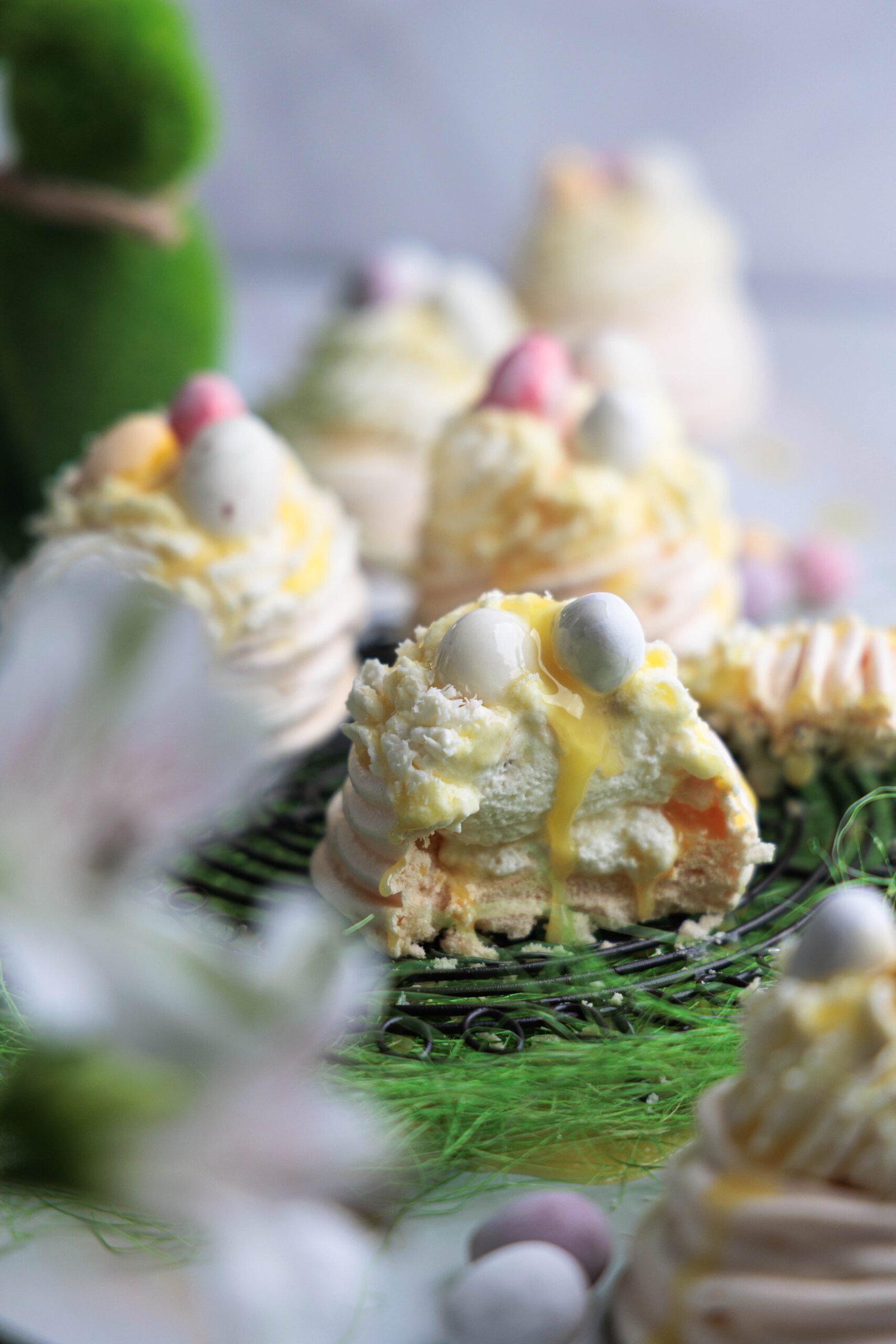 mini pavlova s váječným likérom