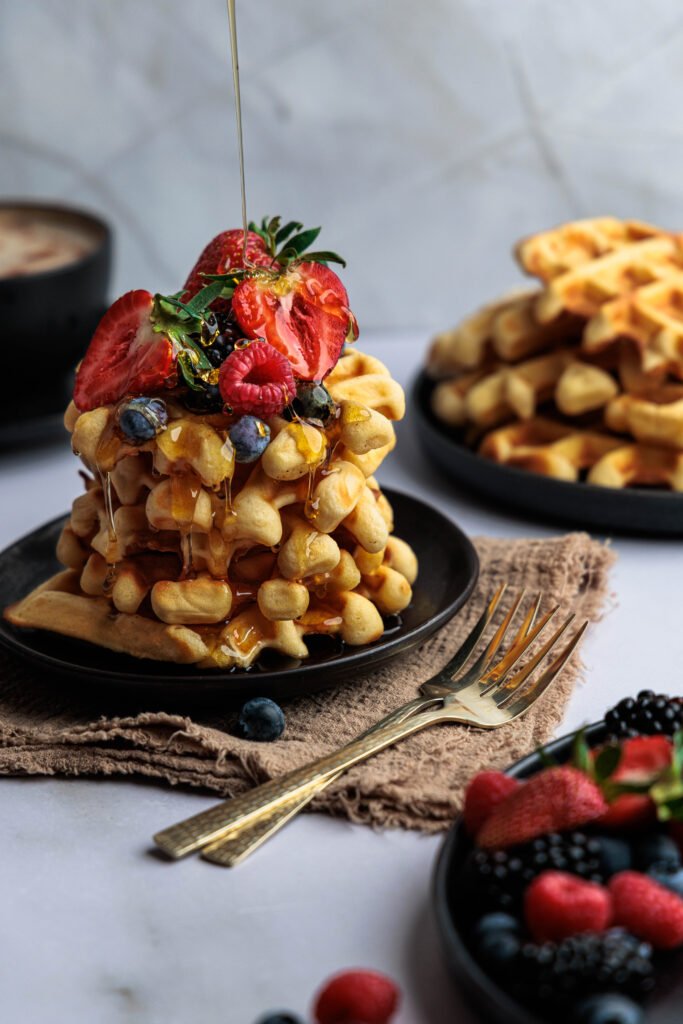 hausgemachte waffeln