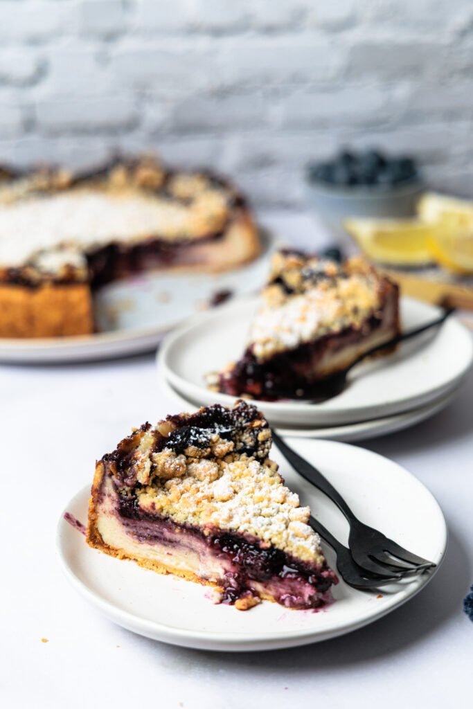 čučoriedkový cheesecake