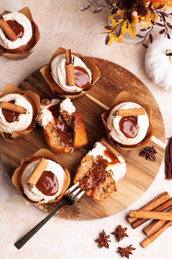 chai karamel cupcake