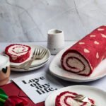 valentines day swiss roll cake